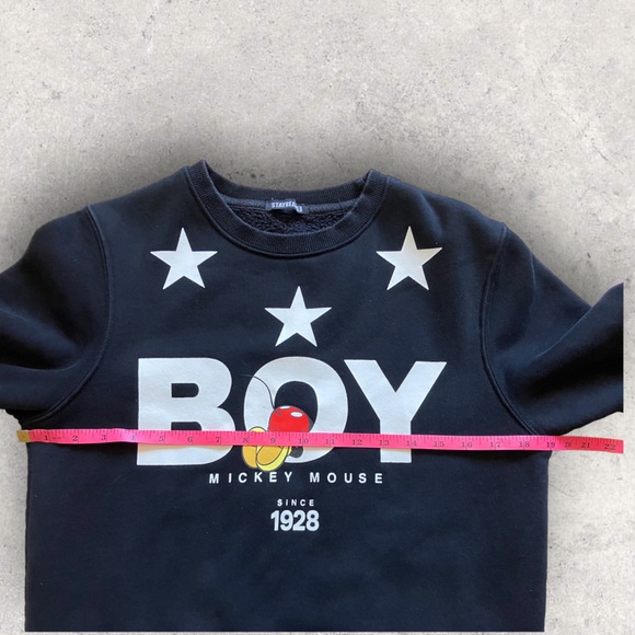 Stayreal Disney BOY Japanese Streetwear Sweatshirt Mickey Mouse Small - Picture 6 of 6